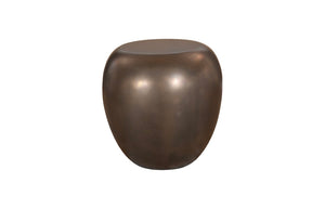 Phillips Collection River Stone Side Table - Organic Elegance with Smooth Contours for Modern Living Spaces and Accents Bronze PH60830