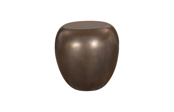 Phillips Collection River Stone Side Table - Organic Elegance with Smooth Contours for Modern Living Spaces and Accents Bronze PH60830