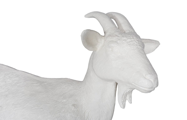 Phillips Collection Goat, Stunning Off White Sculpture – Elegant Home & Garden Décor That Sparks Joy And Conversation Off White Resin Ph60872