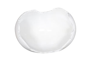 Phillips Collection Burled Bowl - Sculptural Centerpiece with Organic Design and Elegant Bronze Texture for Any Space Glossy White PH62033