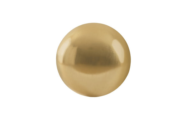 Phillips Collection Floor Ball - Sculptural Silver Accent Piece for Modern Interiors - Lightweight and Reflective Design Medium, Gold Leaf PH62303