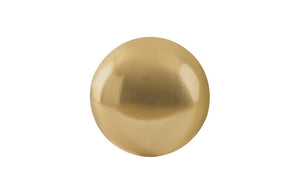 Phillips Collection Floor Sphere with Genuine Leaf Finish Lightweight Resin Ball for Entryway or Living Room Gold Medium PH62303