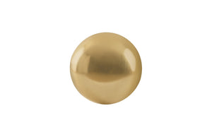Phillips Collection Floor Ball - Sculptural Silver Accent Piece for Modern Interiors - Lightweight and Reflective Design Small, Gold Leaf PH62305
