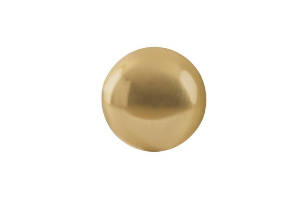 Phillips Collection Floor Sphere with Genuine Leaf Finish Lightweight Resin Ball for Entryway or Living Room Gold Small PH62305