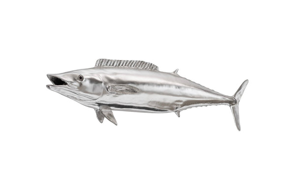 Phillips Collection Wahoo Silver Leaf Wall Sculpture - Striking Coastal Decor for Modern Interiors, 59" Long Statement Piece PH62417