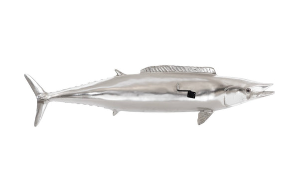 Phillips Collection Wahoo Silver Leaf Wall Sculpture - Striking Coastal Decor for Modern Interiors, 59" Long Statement Piece PH62417