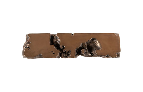 Phillips Collection Freeform Bench - Sculptural Seating Inspired by Nature for Modern Interiors and Rustic Spaces Bronze PH62420