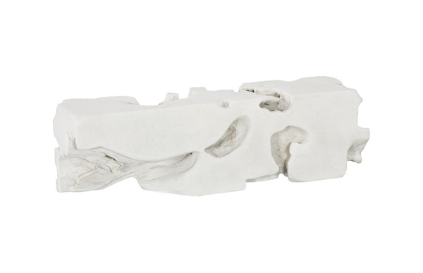 Phillips Collection Freeform Bench - Sculptural Seating Inspired by Nature for Modern Interiors and Rustic Spaces Roman Stone PH62423