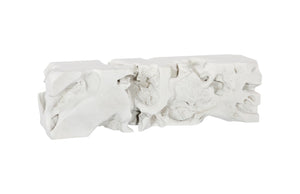 Phillips Collection Freeform Bench - Sculptural Seating Inspired by Nature for Modern Interiors and Rustic Spaces Roman Stone PH62423