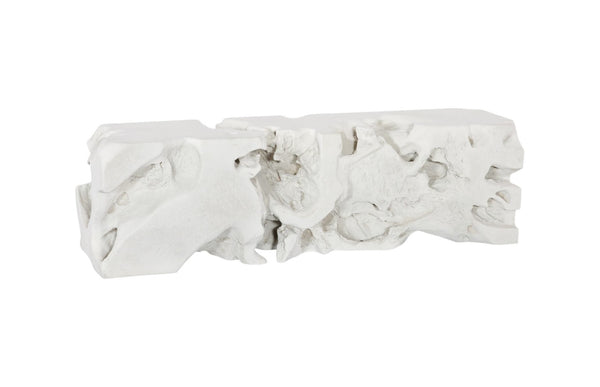 Phillips Collection Freeform Bench - Sculptural Seating Inspired by Nature for Modern Interiors and Rustic Spaces Roman Stone PH62423