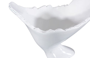 Phillips Collection Burled Decorative Vase – Modern Organic Charm in Durable Composite for Stylish Home Accents Glossy White PH63144