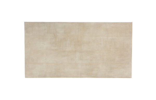 Phillips Collection Old Lumber Dining Table - Rustic Charm With Durable Roman Stone Finish For Effortless Maintenance Off White Resin Composite Ph63850