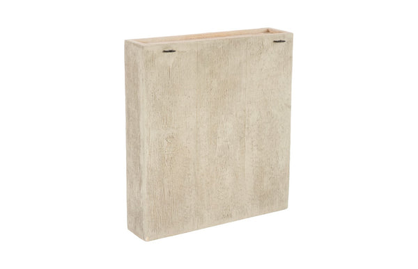 Phillips Collection Old Lumber Dining Table - Rustic Charm With Durable Roman Stone Finish For Effortless Maintenance Off White Resin Composite Ph63850