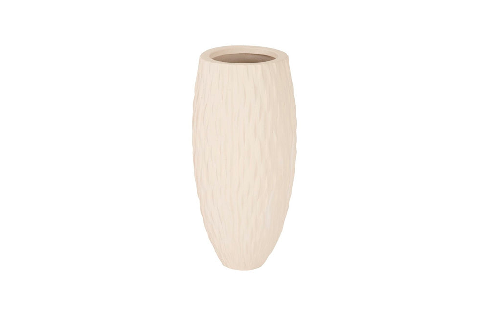 Phillips Collection Rucco Planter - Tall Contemporary Resin Composite with Earthy Finish for Indoor and Outdoor Spaces SM PH63996