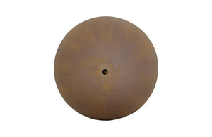 Phillips Collection Ball Wall Sculpture Rust Resin Sphere Accent for Gallery Vignette or Entryway Decor PH64165