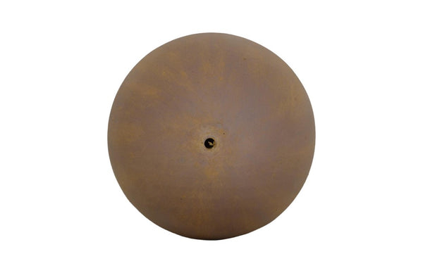 Phillips Collection Ball Wall Sculpture Rust Resin Sphere Accent for Gallery Vignette or Entryway Decor PH64165