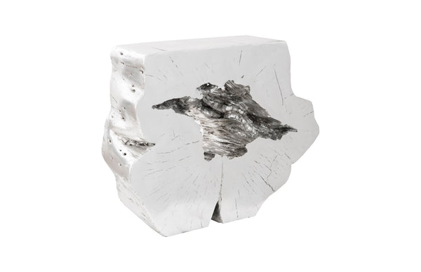 Phillips Collection Freedom Console Table In Silver Leaf - Nature-inspired Glamour For Modern Home Décor & Style Silver Resin Ph64210