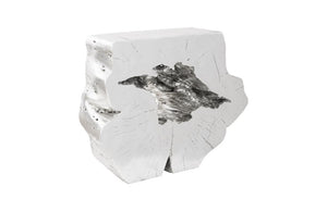 Phillips Collection Freedom Silver Leaf Cast Resin Console Table Sculptural Entryway Accent Piece PH64210