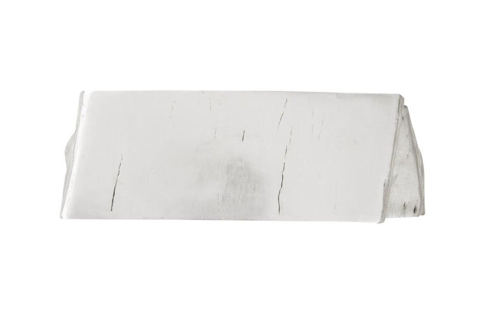 Phillips Collection Freedom Silver Leaf Cast Resin Console Table Sculptural Entryway Accent Piece PH64210