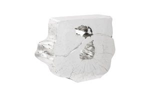 Phillips Collection Freedom Silver Leaf Cast Resin Console Table Sculptural Entryway Accent Piece PH64210