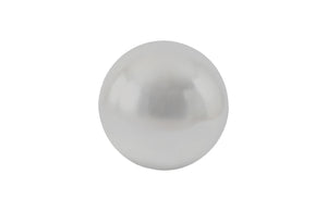 Phillips Collection Floor Ball - Sculptural Silver Accent Piece for Modern Interiors - Lightweight and Reflective Design Medium, Silver Leaf PH64357