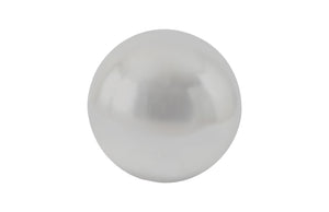 Phillips Collection Floor Ball - Sculptural Silver Accent Piece for Modern Interiors - Lightweight and Reflective Design Large, Silver Leaf PH64358