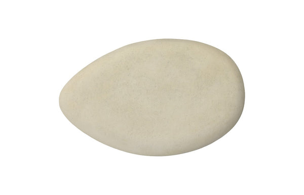 Phillips Collection River Stone Coffee Table - Modern Organic Design in Pale Off-White, Perfect for Family Rooms & Decor PH64433