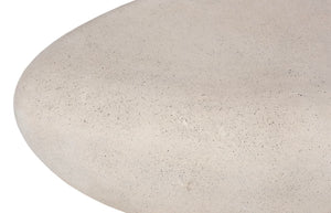 Phillips Collection River Stone Coffee Table - Modern Organic Design in Pale Off-White, Perfect for Family Rooms & Decor PH64433