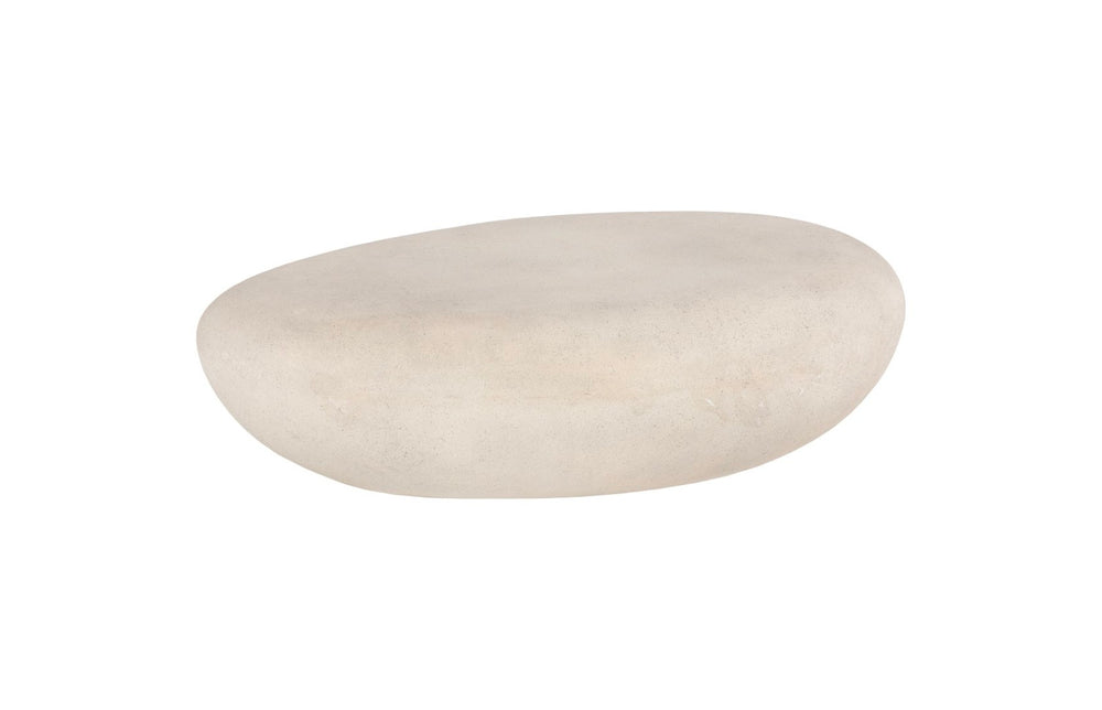 Phillips Collection River Stone Coffee Table - Sculptural Roman Design, Large, Organic Shape for Modern Living Spaces PH64434