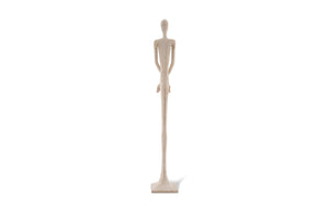 Phillips Collection Lloyd Sculpture - Striking Mid-Century Modern Accent with Textured Finish for Stylish Home Decor Resin, Roman Stone PH64438