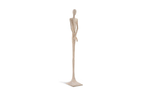 Phillips Collection Lloyd Sculpture - Striking Mid-Century Modern Accent with Textured Finish for Stylish Home Decor Resin, Roman Stone PH64438