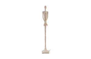 Phillips Collection Lloyd Sculpture - Striking Mid-Century Modern Accent with Textured Finish for Stylish Home Decor Resin, Roman Stone PH64438