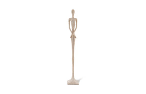 Phillips Collection Lottie Sculpture - Mid-Century Modern Elegance with Handcrafted Texture for Stylish Home Decor Resin, Roman Stone PH64439