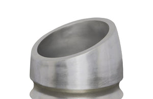 Phillips Collection Jp Silverleaf Tall Composite Planter Sculptural Resin Vessel for Indoor Outdoor Spaces PH64539