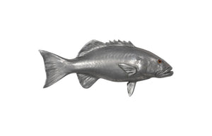 Phillips Collection Coral Trout Resin Wall Sculpture with Polished Aluminum Finish for Coastal Decor PH64544