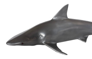 Phillips Collection Whaler Shark Wall Sculpture - Stylish Polished Aluminum Finish for Modern Coastal Decor & Art PH64546