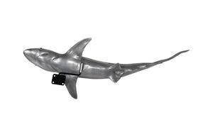 Phillips Collection Whaler Shark Wall Sculpture - Stylish Polished Aluminum Finish for Modern Coastal Decor & Art PH64546