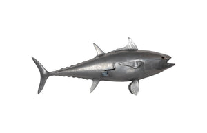 Phillips Collection Bluefin Tuna Wall Sculpture – Stunning Coastal Decor for Modern Spaces, Perfect Statement Piece Resin, Polished Aluminum Finish PH64548