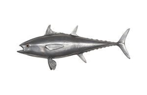 Phillips Collection Bluefin Tuna Wall Sculpture – Stunning Coastal Decor for Modern Spaces, Perfect Statement Piece Resin, Polished Aluminum Finish PH64548