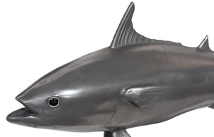 Phillips Collection Mackerel Fish Wall Sculpture – Elegant Aquatic Art for Modern Spaces, Perfect for Coastal Decor Resin, Polished Aluminum Finish PH64550