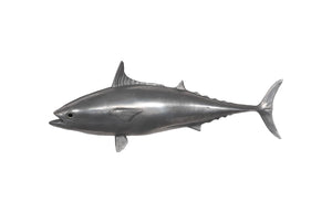 Phillips Collection Mackerel Fish Wall Sculpture – Elegant Aquatic Art for Modern Spaces, Perfect for Coastal Decor Resin, Polished Aluminum Finish PH64550