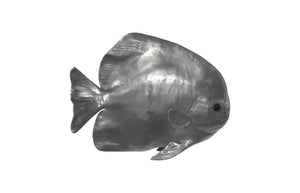 Phillips Collection Australian Bat Fish Wall Sculpture - Elegant Coastal Decor for Modern and Nautical Interiors Resin, Polished Aluminum Finish PH64558