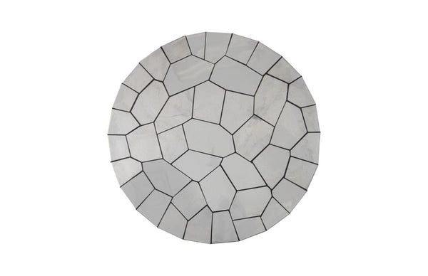 Phillips Collection Crazy Cut Faceted Stainless Steel Square Dining Table Geometric Sculptural Silver PH64769