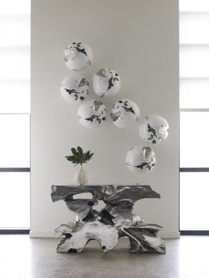 Phillips Collection Cast Resin Root Ball Wall Sphere Organic Sculptural Accent for Minimalist Gallery Spaces PH65327