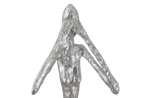 Phillips Collection See No Evil Skinny Sculpture By Raymond Waites - Modern Organic Decor For Timeless Elegance Silver Resin Ph66275