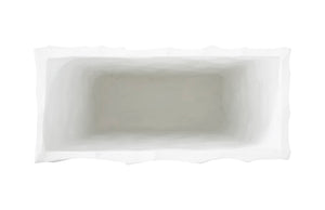 Phillips Collection Radica Tall Vase - Sculptural Statement Piece with Artisanal Texture & Modern Stainless-Steel Base PH67172