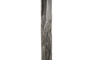 Phillips Collection Plinth, Sculptural Display Pedestal with Hand-Finished Silver Leaf for Contemporary Home Decor LG PH67442