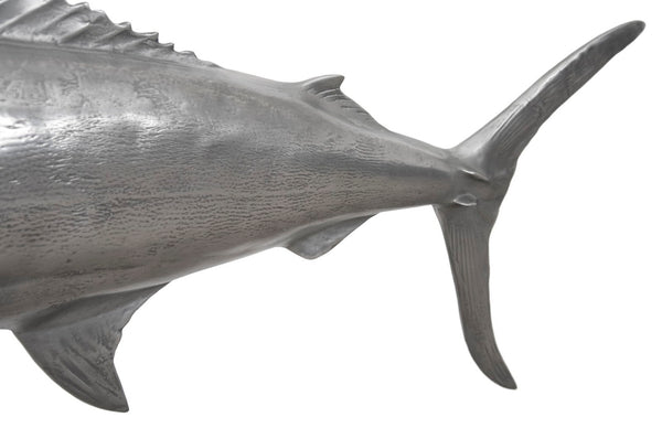 Phillips Collection Blue Marlin Wall Sculpture - Modern Aluminum Finish Decor for Coastal Charm & Versatile Styling PH67450