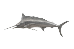 Phillips Collection Blue Marlin Wall Sculpture - Modern Aluminum Finish Decor for Coastal Charm & Versatile Styling PH67450