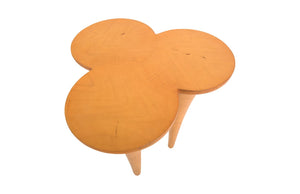 Phillips Collection Marley Bar Table - Stylish Sculptural Design with Warm Tones for Modern or Rustic Interiors Resin, Faux Bois Finish PH67476